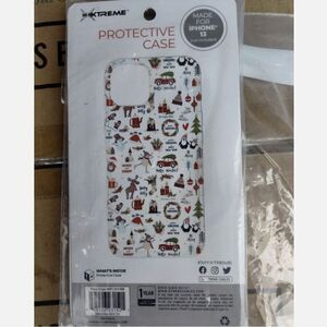 NEW Xtreme Protective Case Made For iPhone 13 Holiday Theme NIP Red Cars Hats